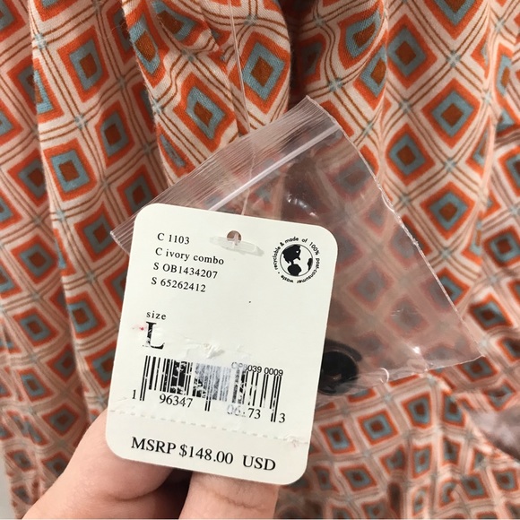 Free People Ivory Combo It Takes Two Sleeve Mini Dress - Picture 7 of 10